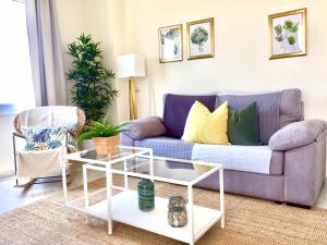 A seating area at Valle Romano golf resort Capitolio Estepona