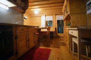 Kuchyň nebo kuchyňský kout v ubytování Apartment Jaegerhaus
