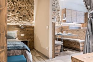 Postel nebo postele na pokoji v ubytování Sergeant First Class Riomaggiore