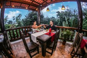 Balkón nebo terasa v ubytování Hotel Rancho Cerro Azul
