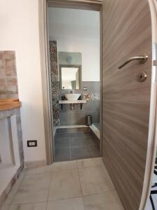 Koupelna v ubytování B&B città del carrubo