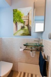 Kylpyhuone majoituspaikassa La casa del reloj
