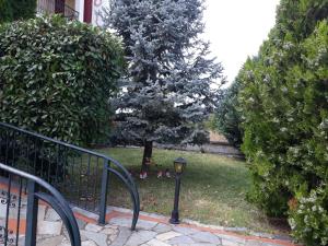 A garden outside Hotel Kastro