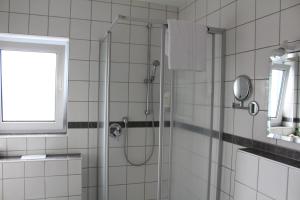 Koupelna v ubytování Hotel Gardenia