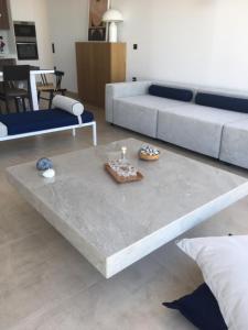 Posedenie v ubytovaní Villa Nostos Plakias beachfront sea view privet pool