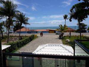 a view from the balcony of a building at Areia do Atlantico Hotel in Porto Seguro