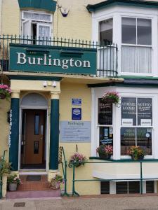 a building with a sign that reads buffilion at Burlington in Margate