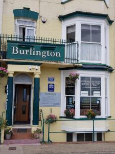 a building with a burlington sign on the front of it at Burlington in Margate