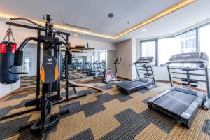 Líkamsræktarstöð og/eða líkamsræktaraðstaða á Serene Beach Hotel Danang