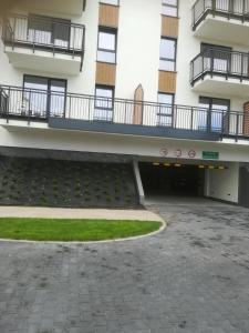 Budynek, w którym mieści się apartament