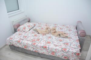 Postel nebo postele na pokoji v ubytování HAMAM