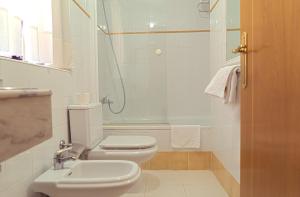 Koupelna v ubytování Hotel Jacobeo