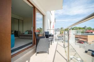 Balkón alebo terasa v ubytovaní Apartment Flamingo 27 by Noclegi Renters