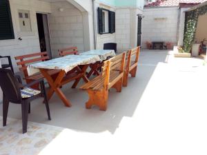 Ein Patio oder anderer Außenbereich in der Unterkunft Apartman Tamara