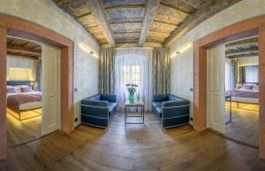 Letto o letti in una camera di Hotel Waldstein