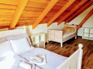 Postel nebo postele na pokoji v ubytování Čenovický dvůr + 37 fotografií