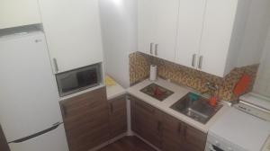 Kuchyňa alebo kuchynka v ubytovaní Apartment Jakubská 676