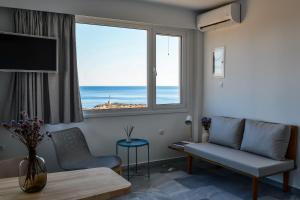 Posezení v ubytování Pharos Apartments