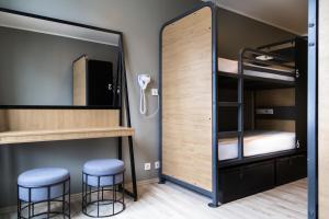 Llit o llits en una habitació de Generator Hamburg