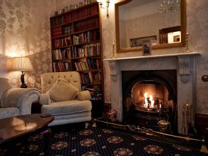 The library in the country house 