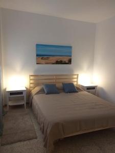 Кровать или кровати в номере LUMINOSO, AMPLIO Y FRESCO PISO EN SANTACRUZ DE TENERIFE