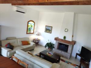 Χώρος καθιστικού στο Villa Jeromine