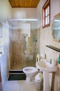 Et badeværelse på Sítio Corta Vento