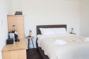Postel nebo postele na pokoji v ubytování De Jongens