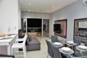 Χώρος καθιστικού στο Asuncion Gracia Suites