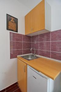 Kuchyň nebo kuchyňský kout v ubytování Tara lake apartments
