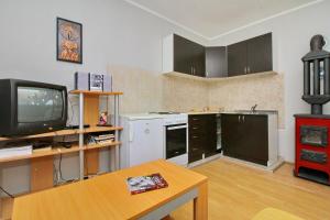 Kuchyň nebo kuchyňský kout v ubytování Tara lake apartments