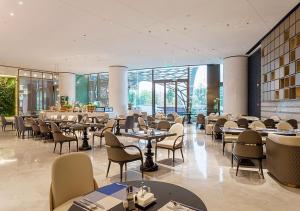 Restaurace v ubytování Tianyuan Grand Hotel Xiamen