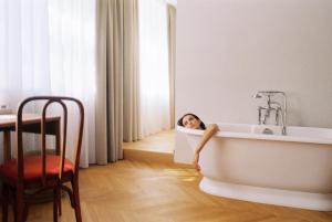 Postel nebo postele na pokoji v ubytování Villa Arnica