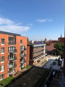 Budynek, w którym mieści się apartament