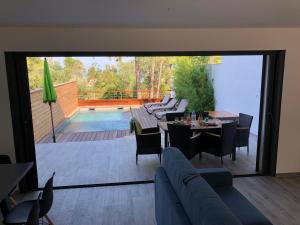 Posezení v ubytování Residence Mare e Monte