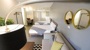 Posezení v ubytování Treetop Suites