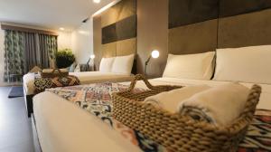 Posezení v ubytování Treetop Suites