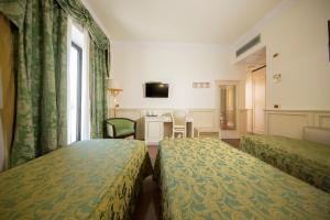TV a/nebo společenská místnost v ubytování Mancini Park Hotel