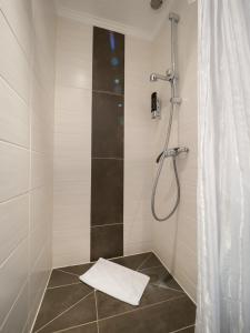 Koupelna v ubytování Hotel Boritzka + 37 fotografií
