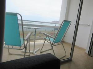 Balkón alebo terasa v ubytovaní Vivelorural Canteras 208 beach front with wifi