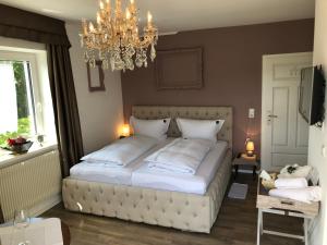 Ein Bett oder Betten in einem Zimmer der Unterkunft Haus Grünewald Unsleben