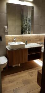 Koupelna v ubytování Kuleszówka Domek na Kaszubach z Balią Ogrodową + 32 fotografií