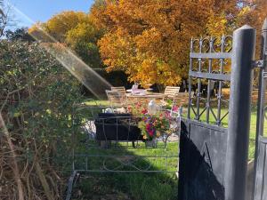 Ein Garten an der Unterkunft Haus Grünewald Unsleben