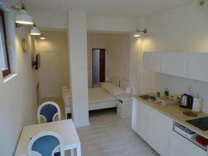 Kuchyňa alebo kuchynka v ubytovaní Job studio apartments
