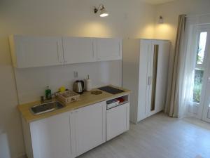 Kuchyňa alebo kuchynka v ubytovaní Job studio apartments
