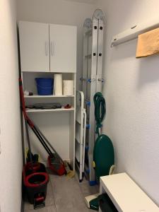 Phòng/tiện nghi tập thể dục tại Luxus Appartement Brühlervorstadt Erfurt