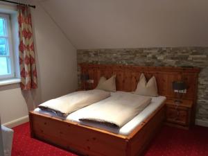 Posteľ alebo postele v izbe v ubytovaní Landhaus Roidergütl