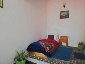 Postel nebo postele na pokoji v ubytování Appart, Hotel & Café Agadir