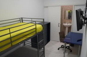Postel nebo postele na pokoji v ubytování Coworking Studio
