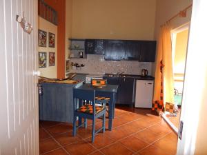 Kuchyň nebo kuchyňský kout v ubytování Residenz Stella Maris Apartment Strela